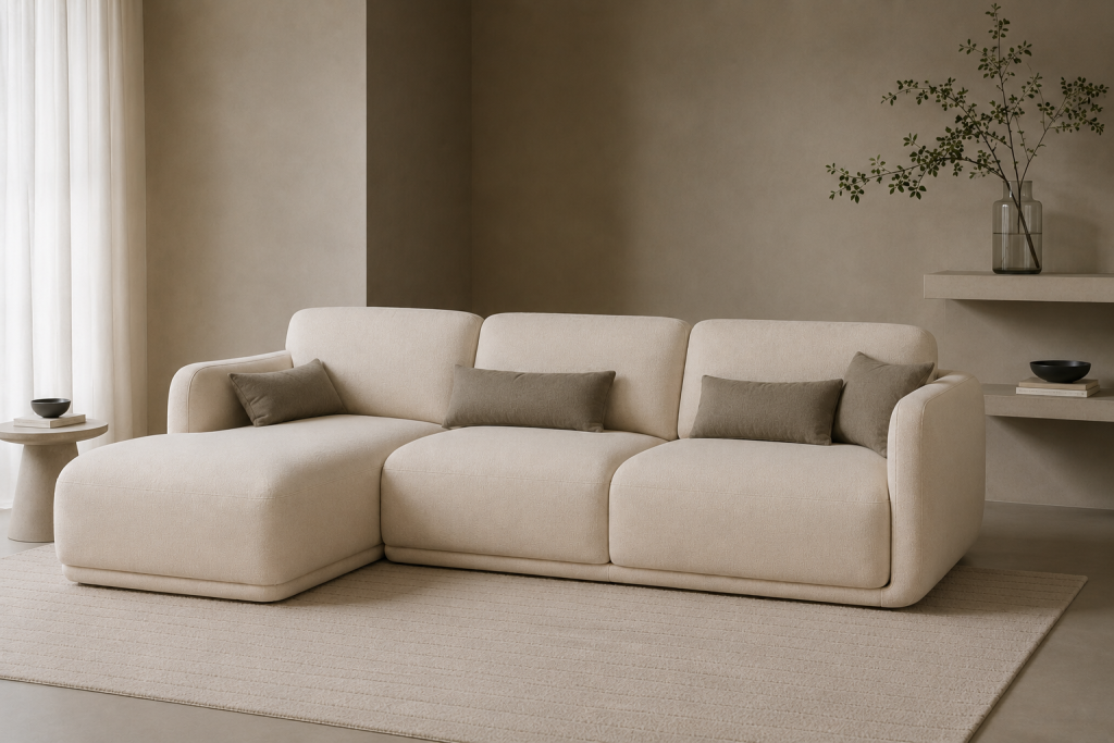 OTTO 4 Seater Chaise Sofa – Left
