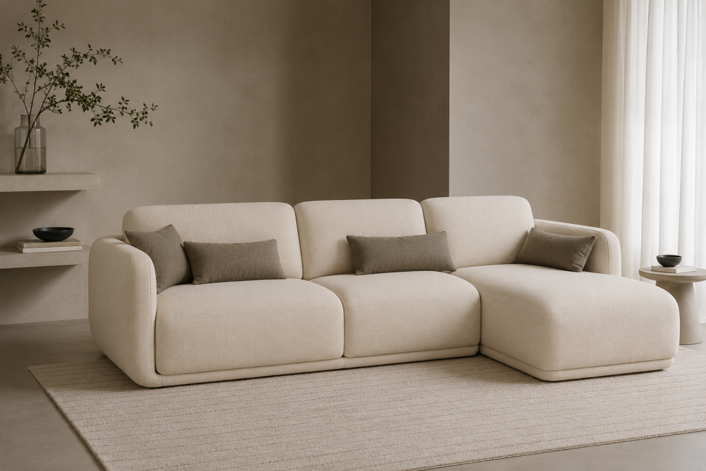 OTTO 4 Seater Chaise Sofa – Right